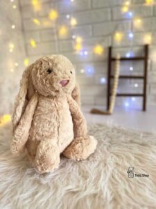 عروسک پولیشی نرم اورجینال وارداتی خارجی خرگوش جلی کت جیلی کت