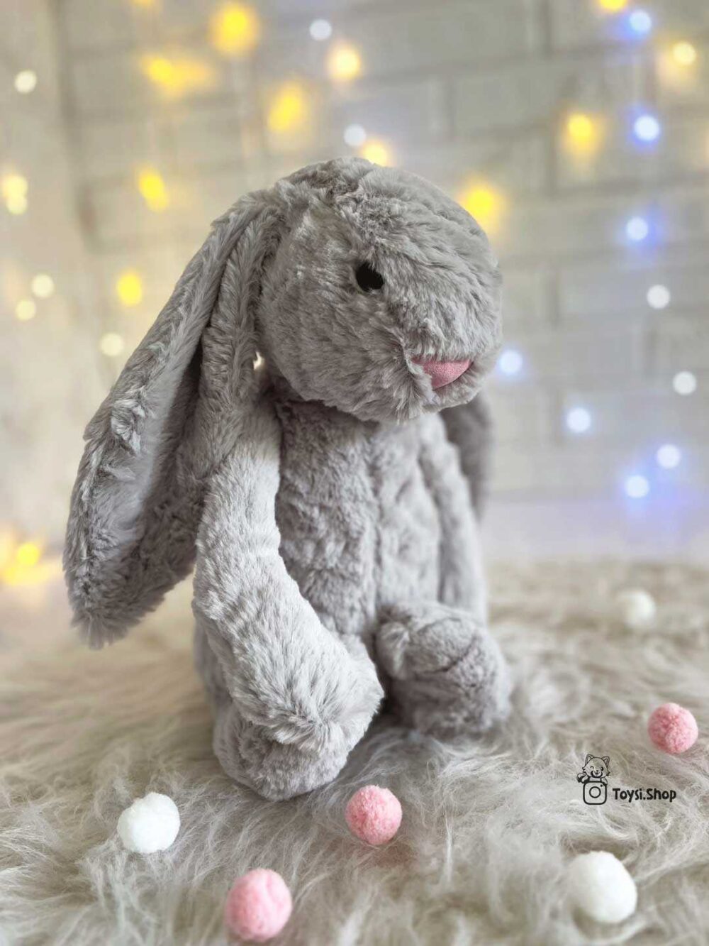 عروسک خرگوش جیلی کت jellycat عروسک خرگوش جیلی کت طوسی