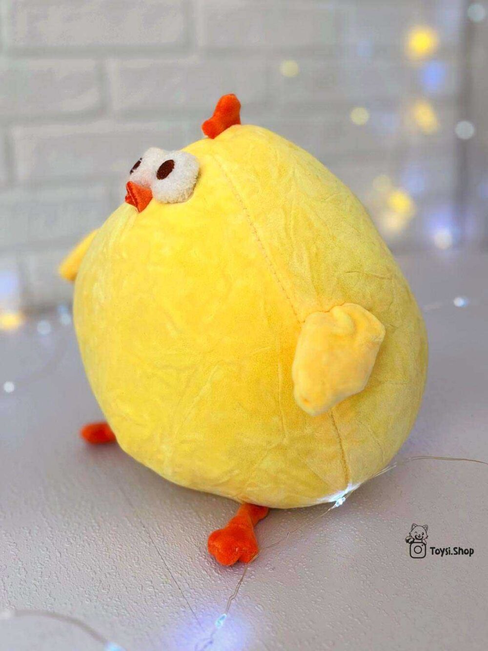 خرید عروسک جوجه قلمبه زرد