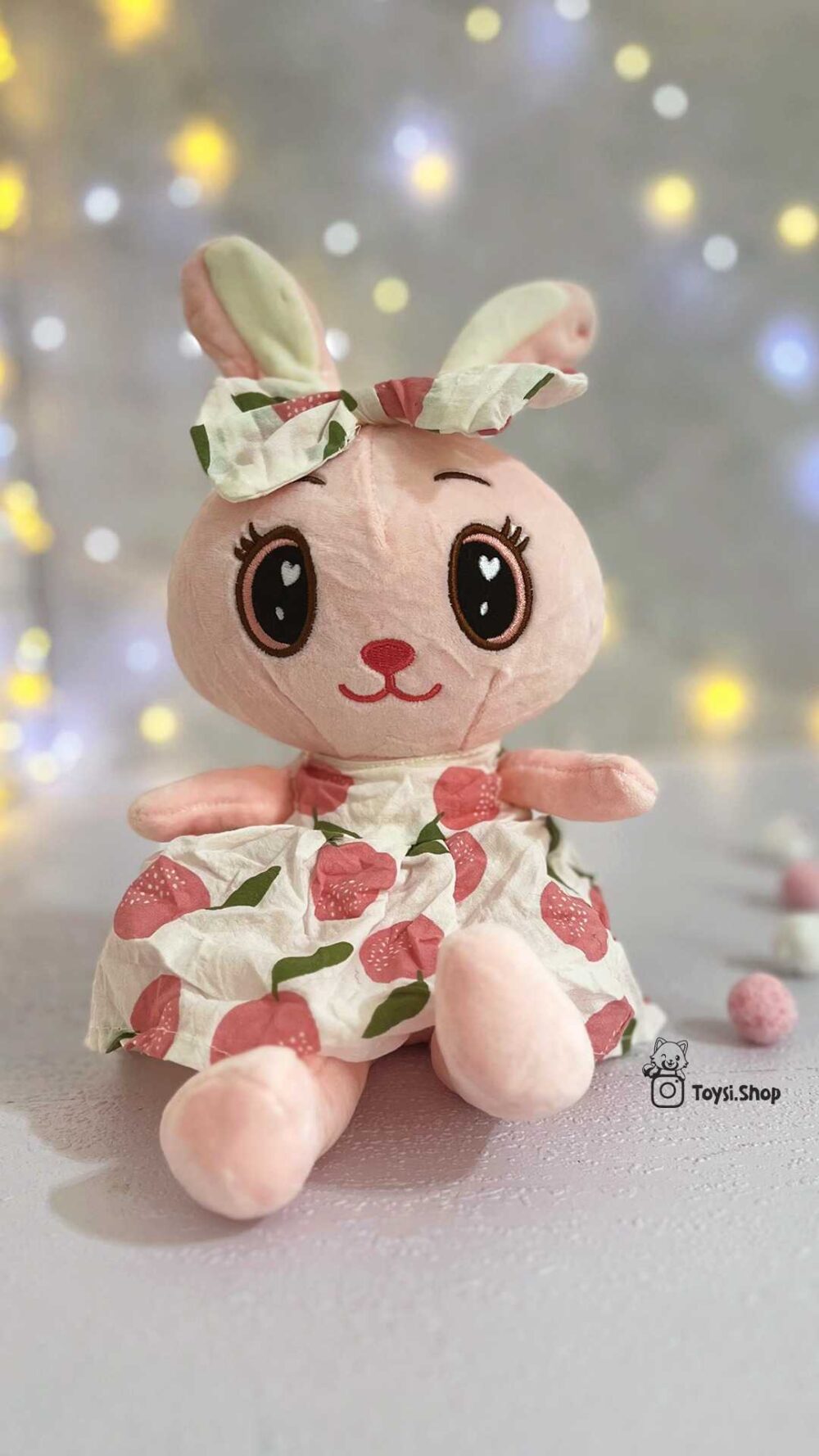 عروسک خرگوش لباس میوه ای