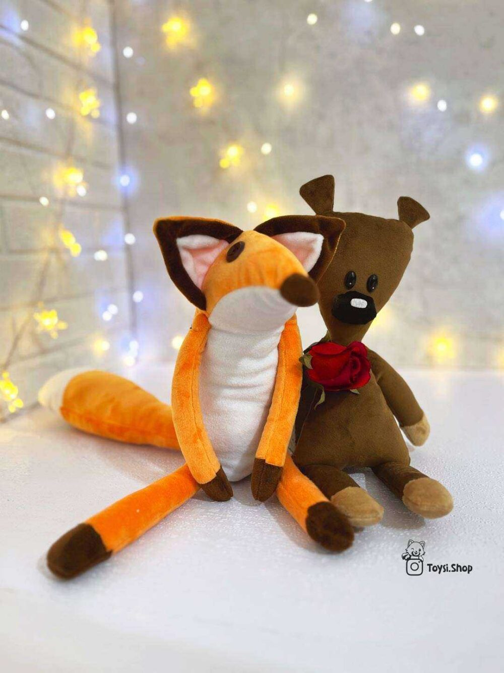 عروسک روباه شازده کوچولو عروسک طرح روباه شازده کوچولو