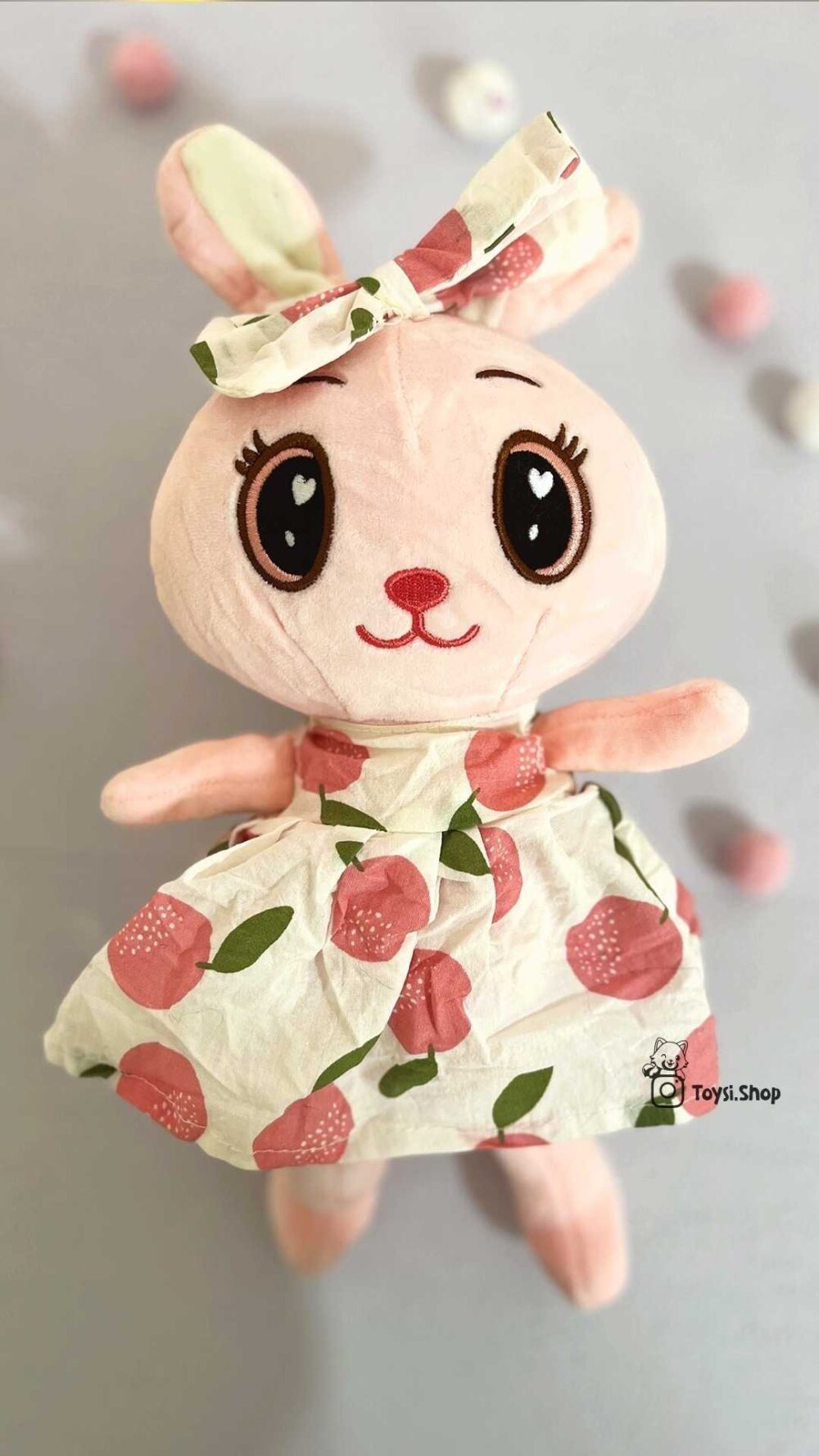 عروسک خرگوش لباس میوه ای