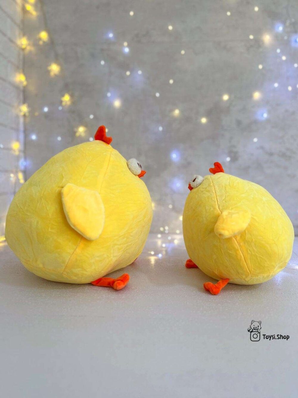 عروسک جوجه زرد بزرگ