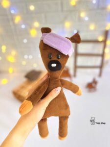 عروسک تدی طرح خرس مستربین