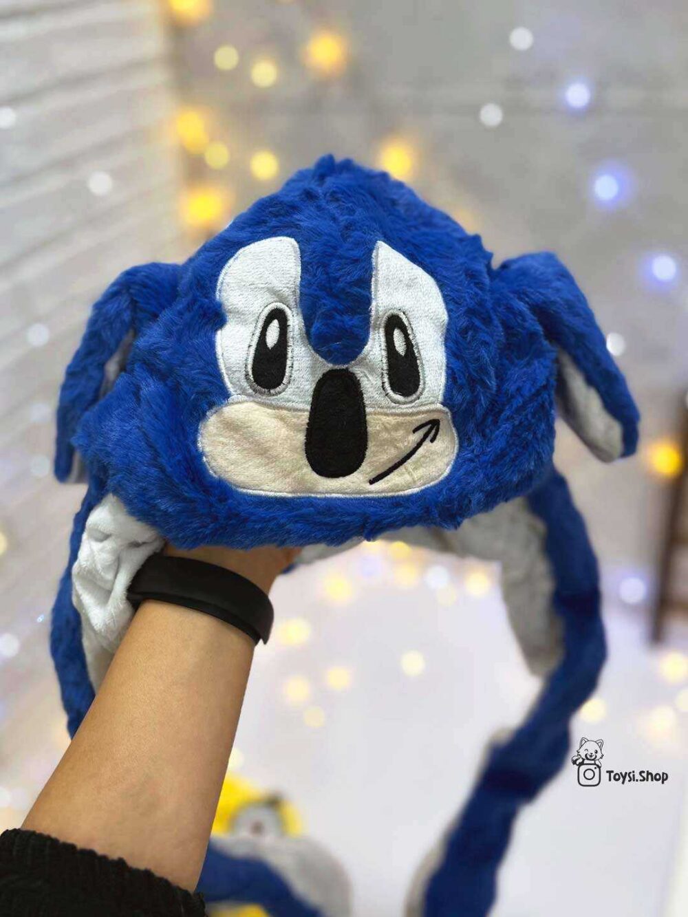 کلاه پمپی سونیک چراغ دار