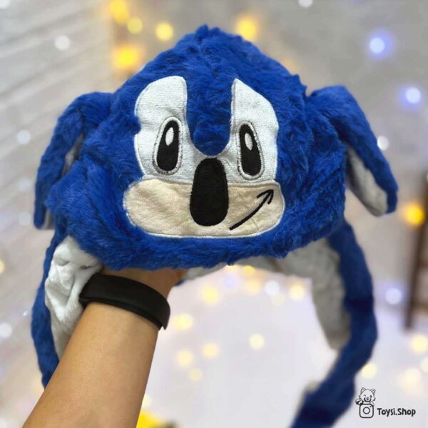 کلاه پمپی سونیک چراغ دار