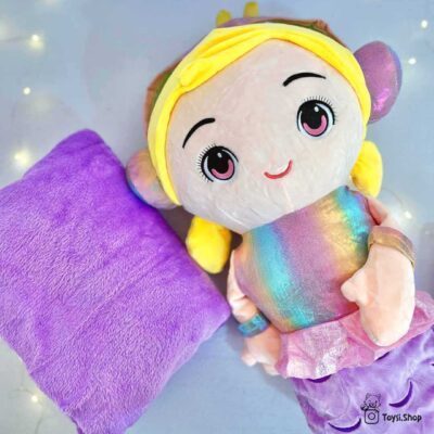 عروسک پتودار پری دریایی عروسک پری دریایی بالشتی پتودار