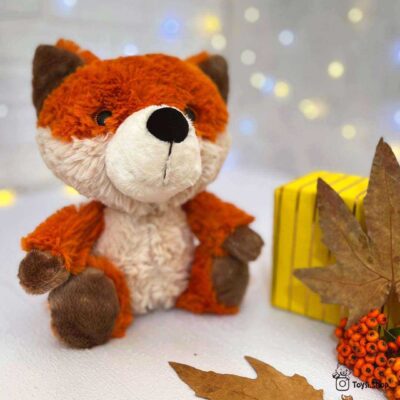 عروسک روباه نارنجی عروسک روباه خفن نارنجی