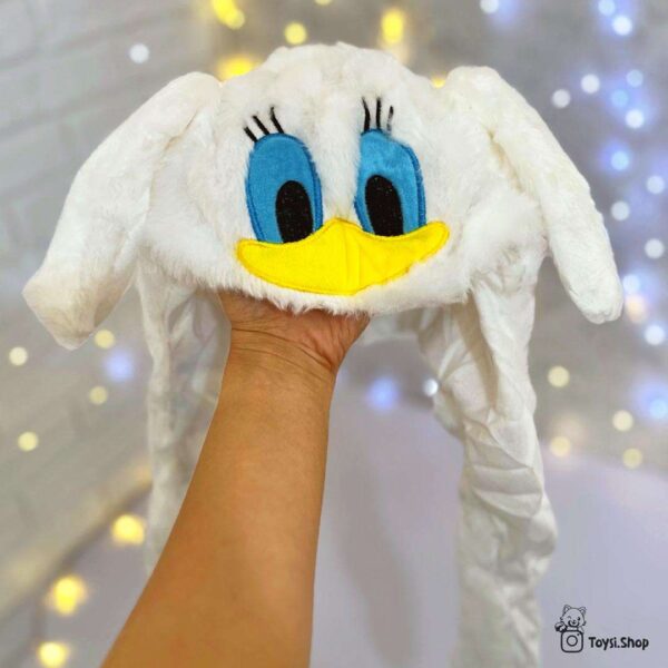 کلاه پمپی سفید دخترانه