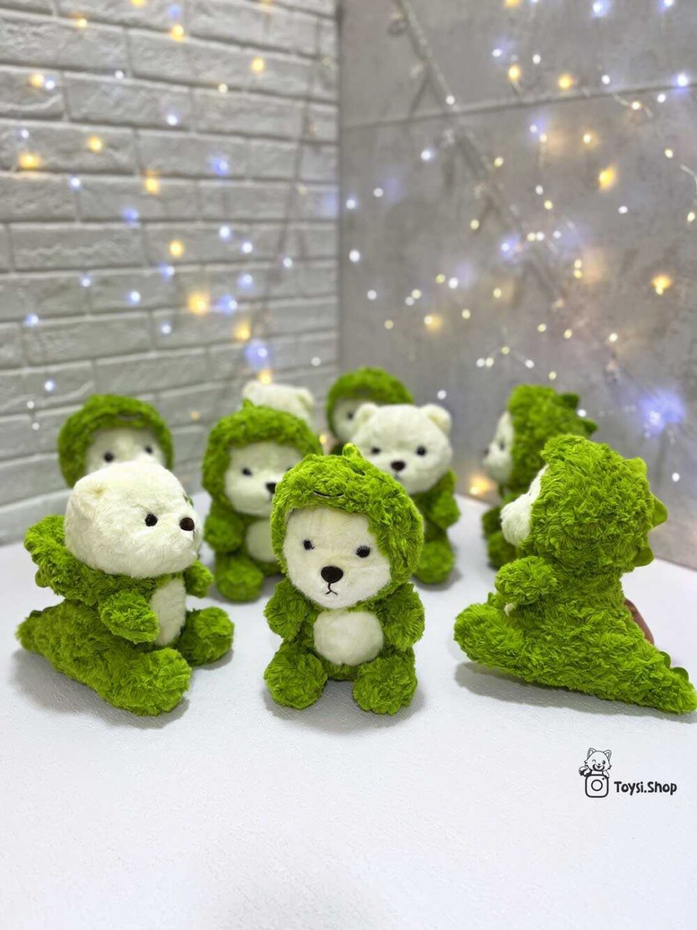 عروسک خرس لباس دایناسور اورجینال