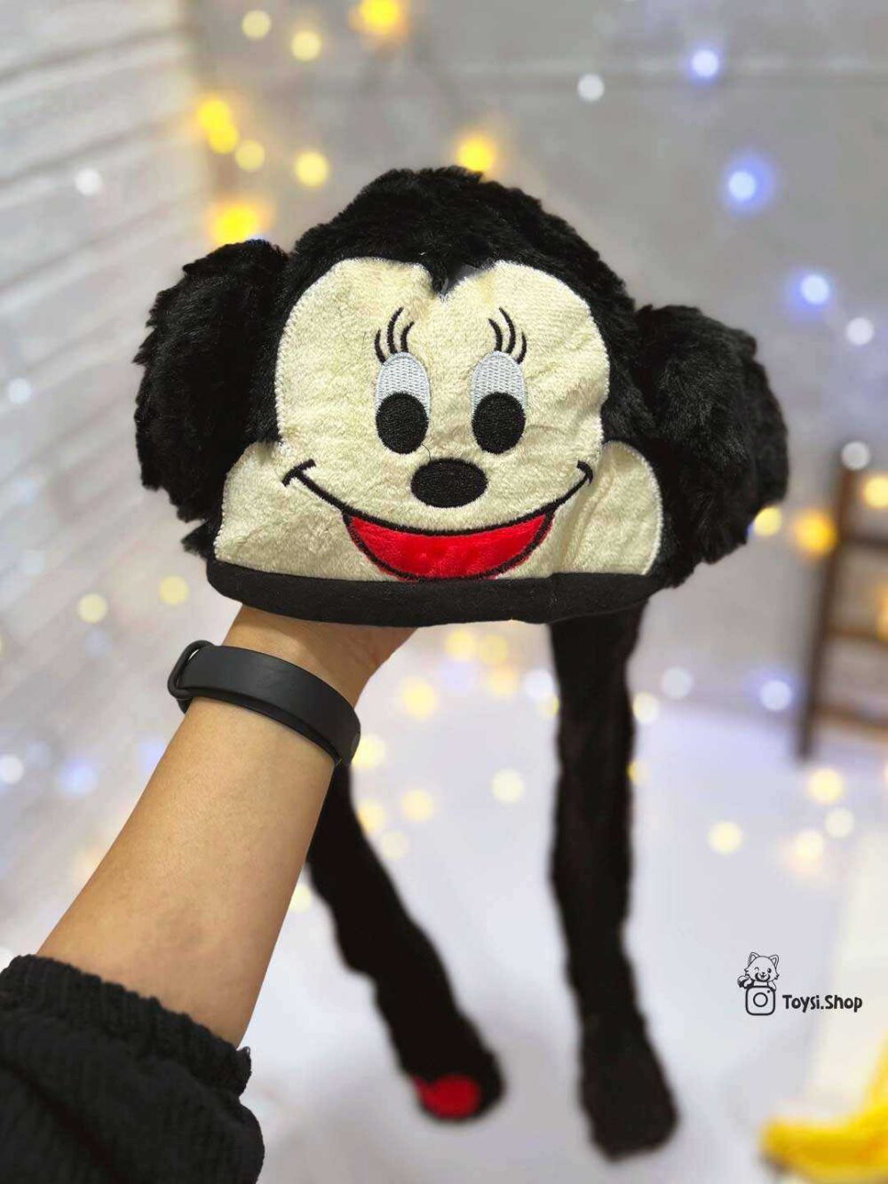 کلاه پمپی کلاه گوش متحرک طرح میکی موس