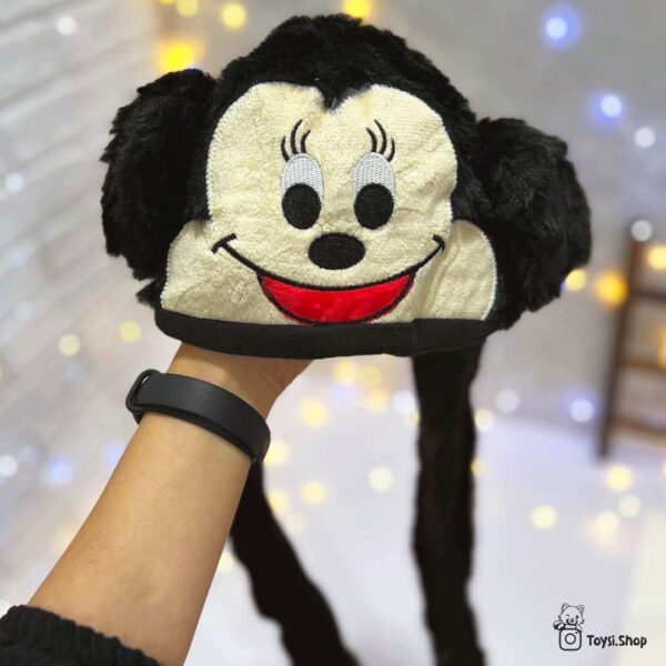 کلاه پمپی کلاه گوش متحرک طرح میکی موس