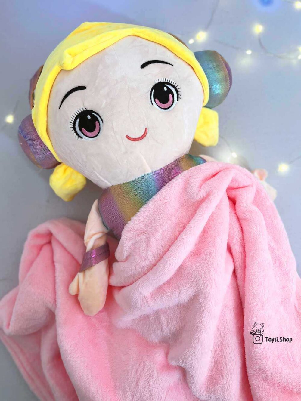 عروسک پری دریایی بالشتی پتودار عروسک پری دریایی