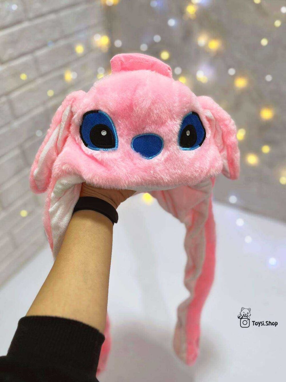 کلاه پمپی استیج صورتی چراغدار