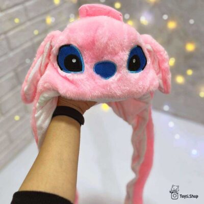 کلاه پمپی آنجل صورتی چراغ دار کلاه پمپی استیج صورتی چراغدار