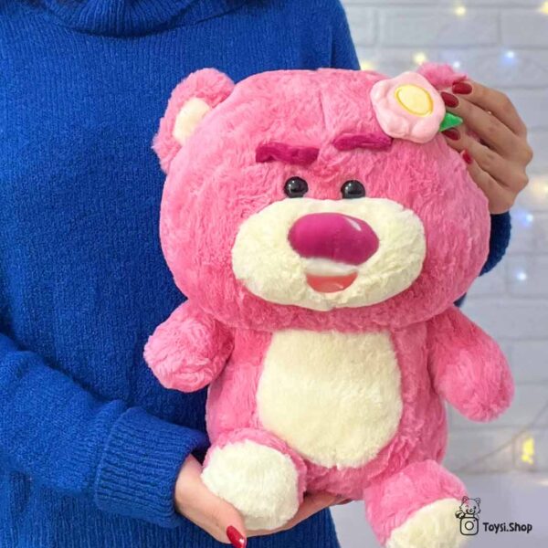 عروسک خرس لاتسو توت فرنگی دست اورجینال