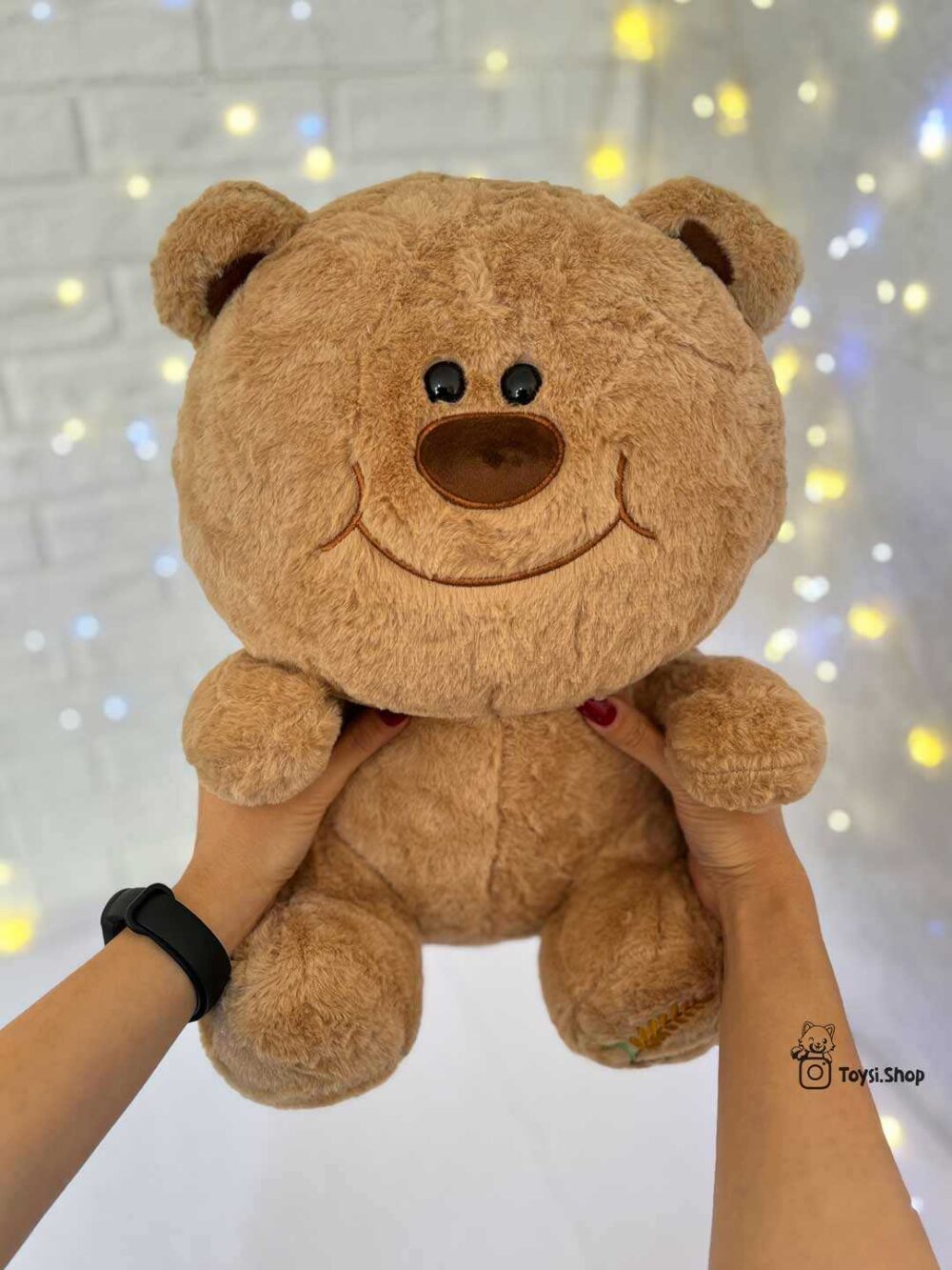 عروسک خرس بزرگ گندمی عروسک خرس متوسط