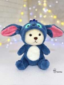 عروسک پولیشی خرس با لباس استیج