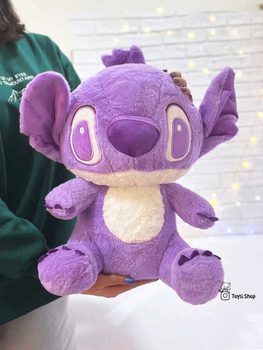 عروسک استیچ بزرگ بنفش عروسک استیج بزرگ
