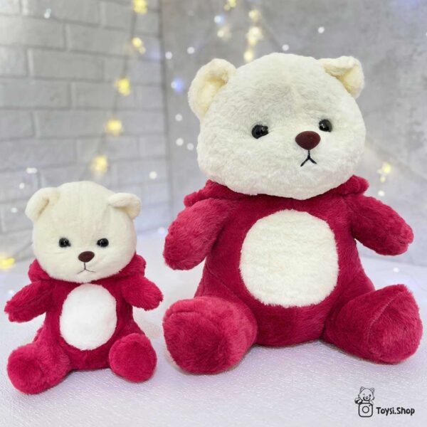 خرس طرح هودی کلاه دار