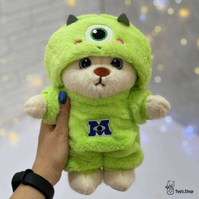 عروسک طرح خرس دوچهره عروسک خرس لباس مایک