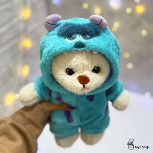 عروسک خرس با لباس سالیوان
