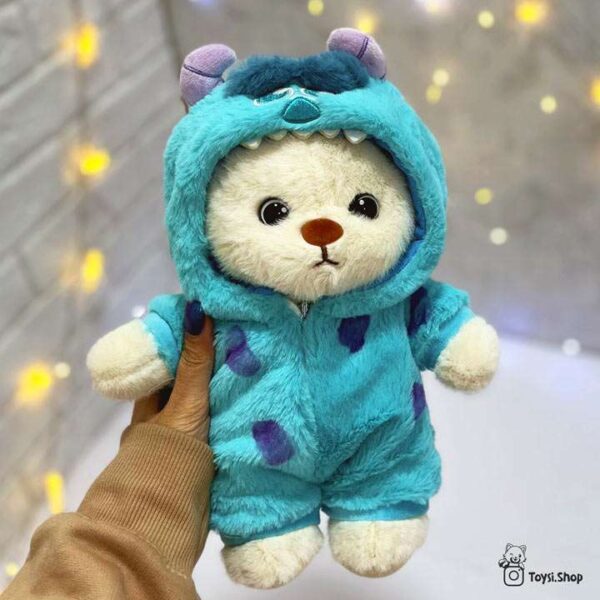 عروسک خرس دوچهره طرح سالیوان دیزنی