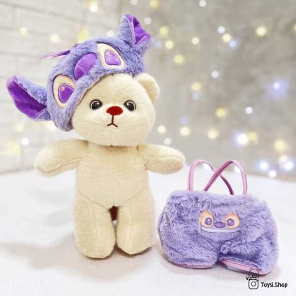 خرید عروسک پولیشی خرس لباس استیج