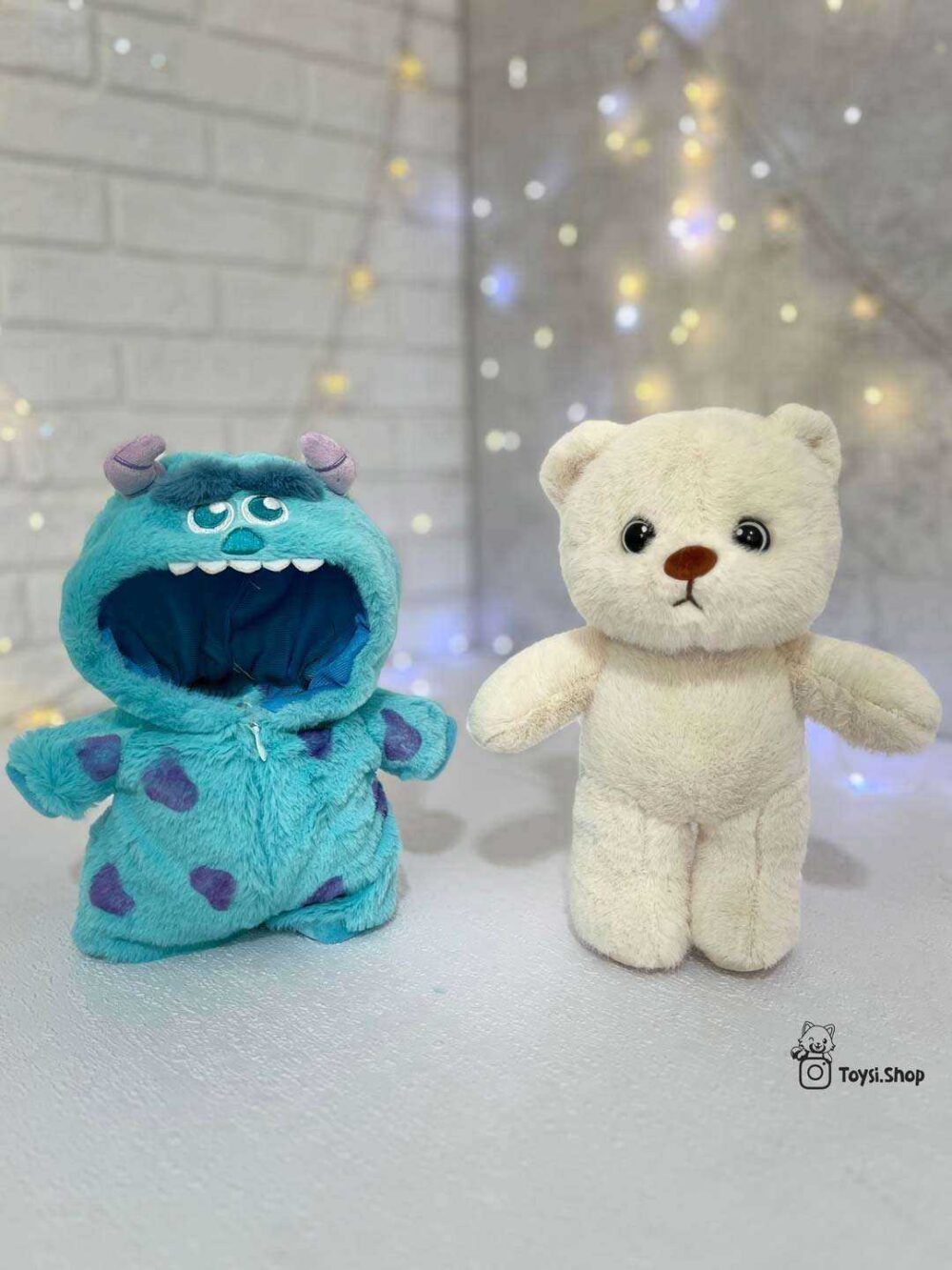 عروسک طرح خرس دوچهره مدل تن پوش سالیوان