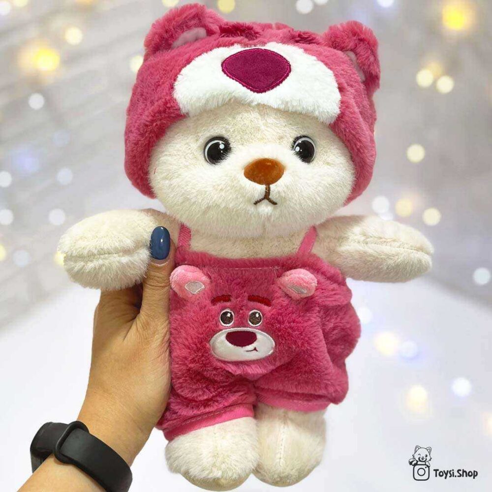 عروسک خرس لباس لاتسو عروسک خرس با لباس لاتسو