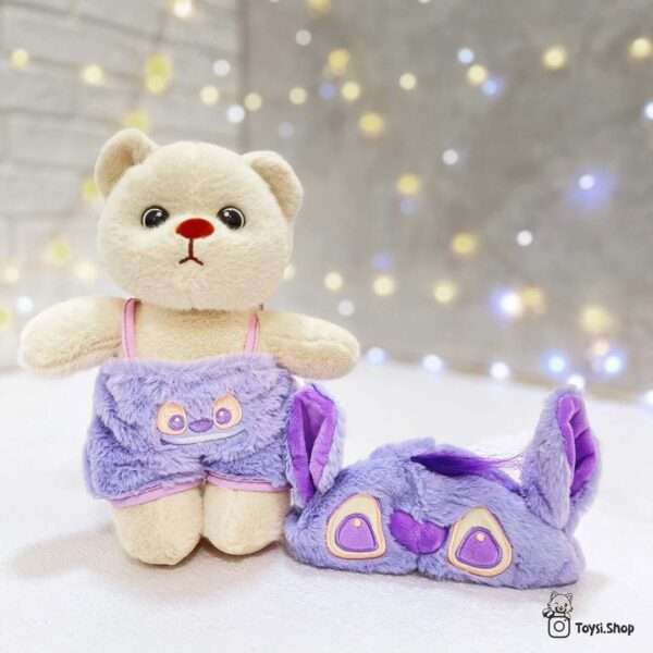 عروسک خرس استیج بنفش
