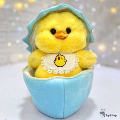 عروسک جوجه سورپرایزی آبی