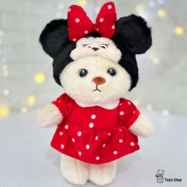 عروسک خرس لباس مینی موس