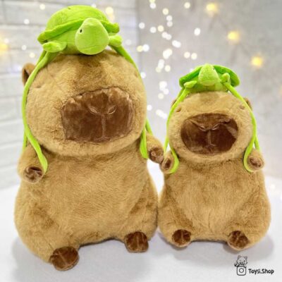 عروسک خوکچه هندی با کوله پشتی عروسک خوکچه کوله لاک پشتی