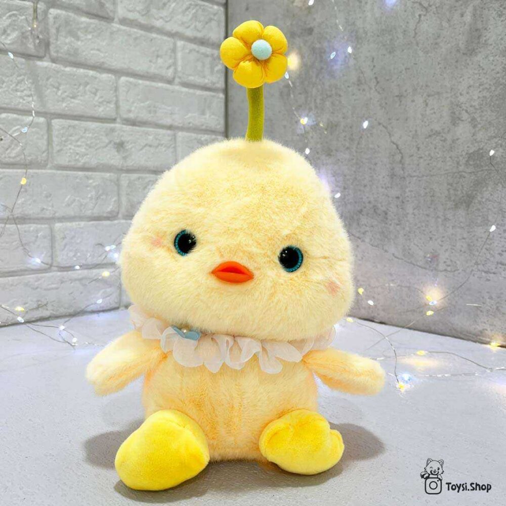 عروسک جوجه گل به سر خرید عروسک جوجه کوچولو