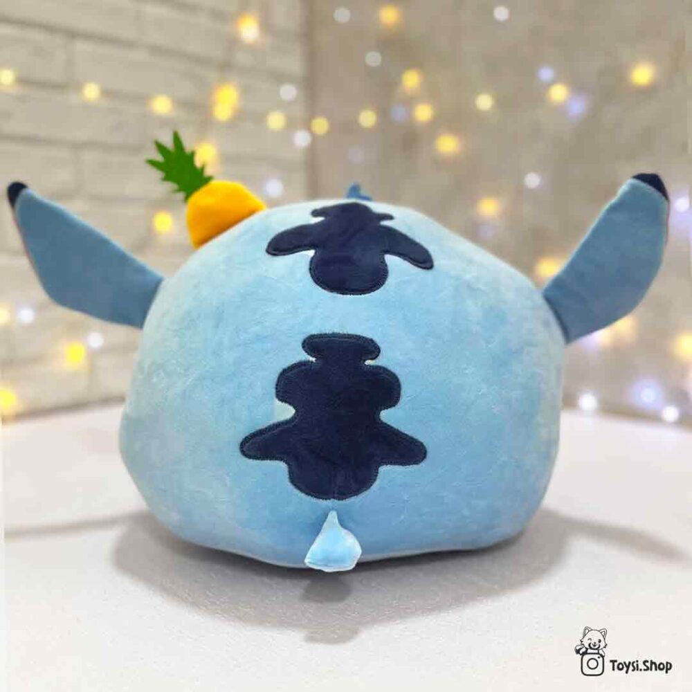 بالش استیچ آبی