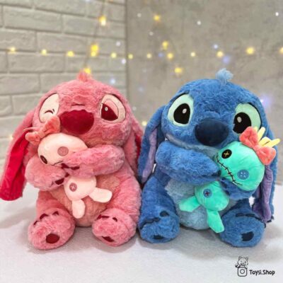 عروسک استیچ بچه بدست عروسک پولیشی شخصیت استیج بچه بغل آبی