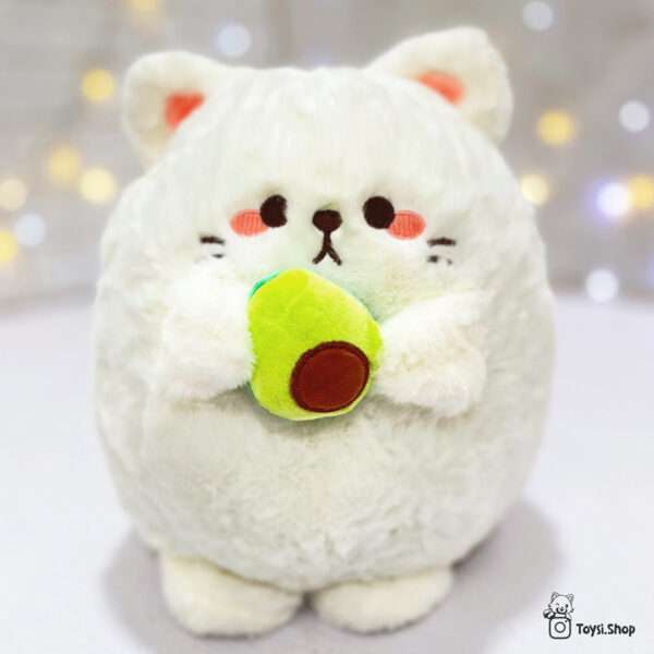 عروسک گربه آووکادو دار