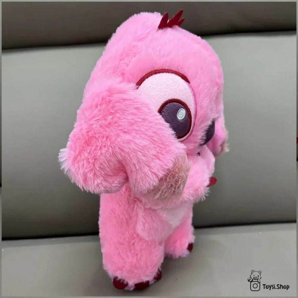 عروسک استیچ نفس کش صورتی عروسک خرس استیچ نفس کش موزیکال