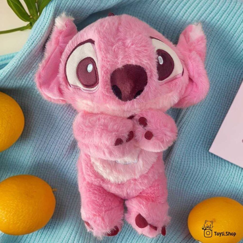 عروسک استیچ نفس کش صورتی عروسک استیچ آبی زنده