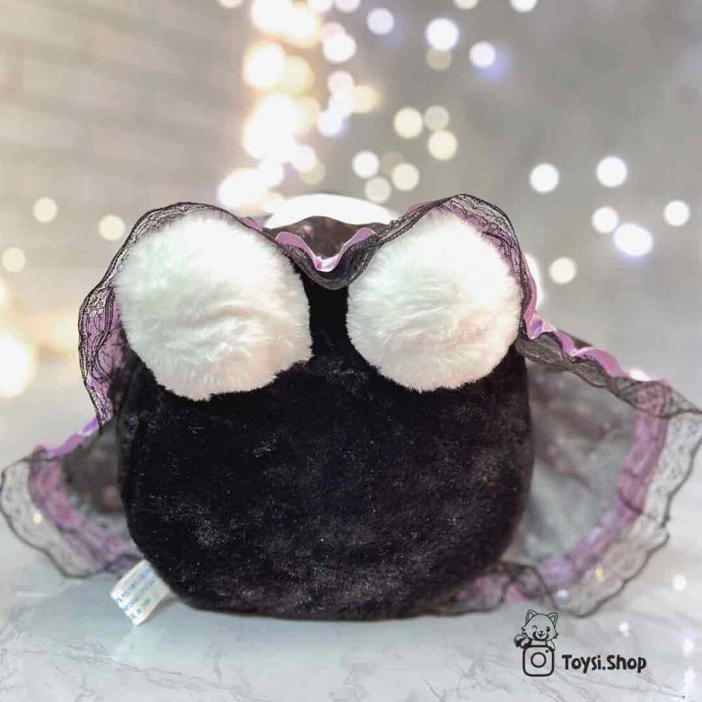 عروسک کرومی بنفش خرید عروسک پولیشی دامن دار بنفش