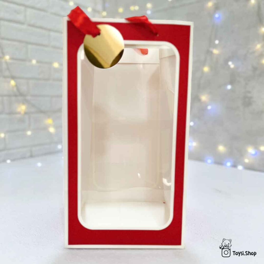 پاکت کادو قرمز طلقی