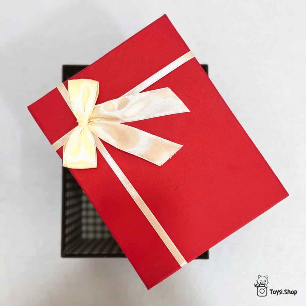 باکس قرمز روبان دار