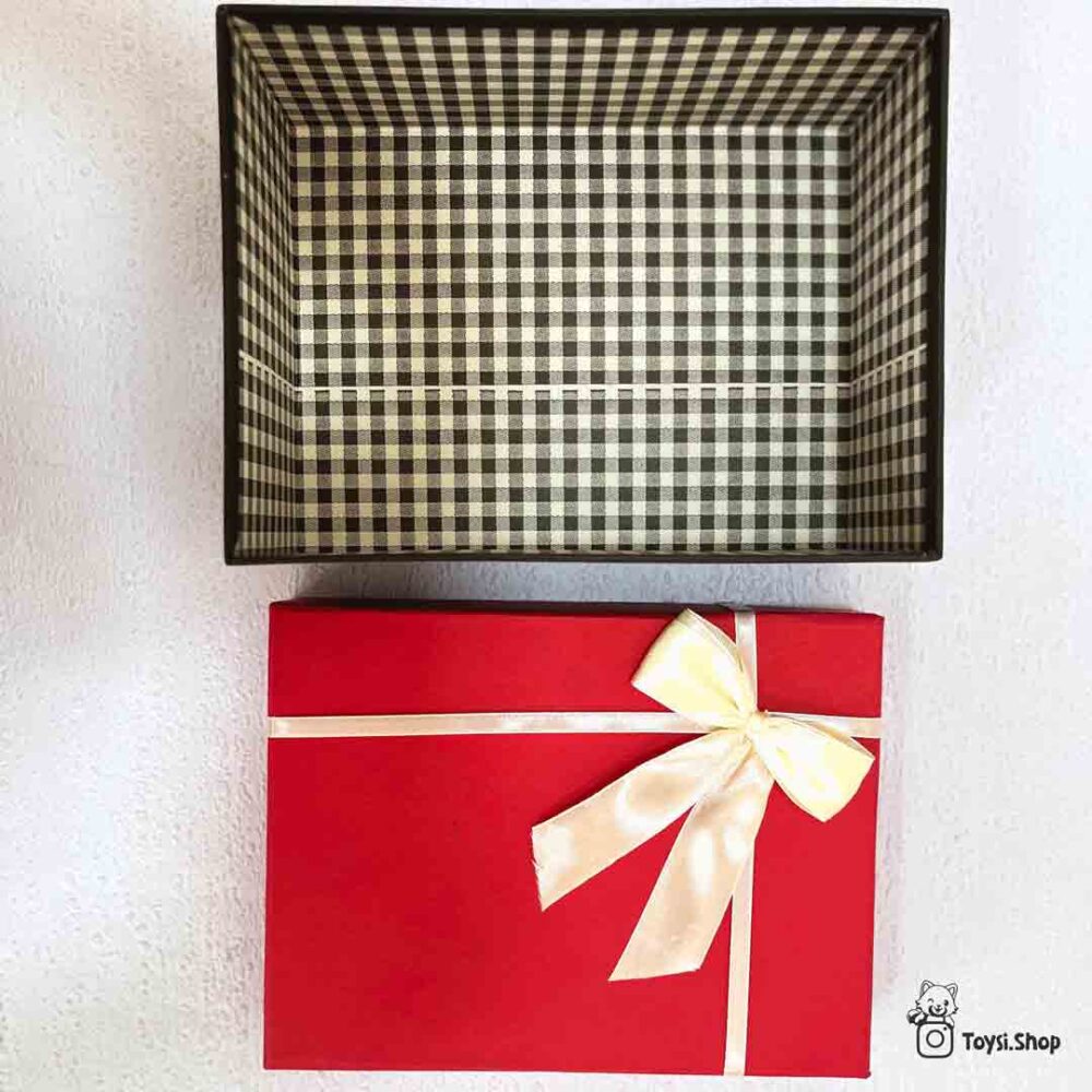 باکس کادو روبان دار قرمز