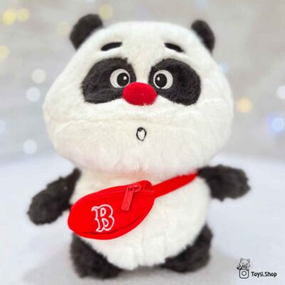 عروسک پاندای کیف قرمز