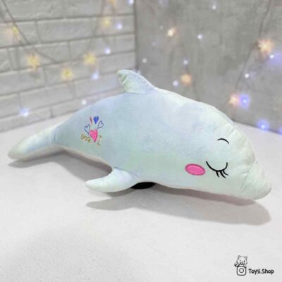 عروسک دلفین قلبی