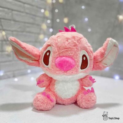 عروسک استیچ صورتی