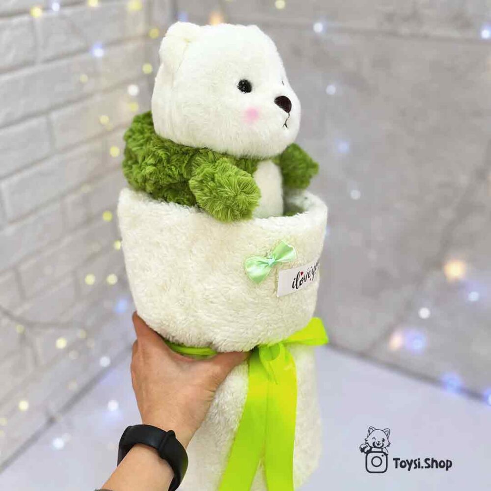 بوکت خرس سبز بوکت پشمالو خرسی