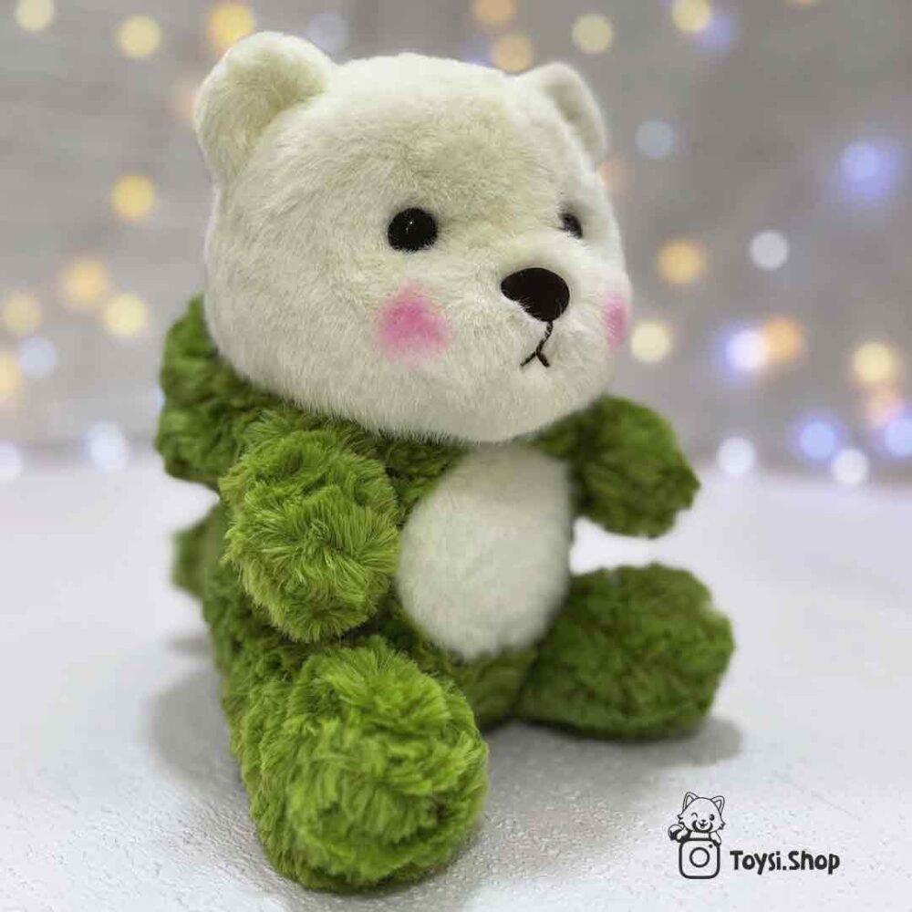 بوکت خرس سبز عروسک خرس سبز