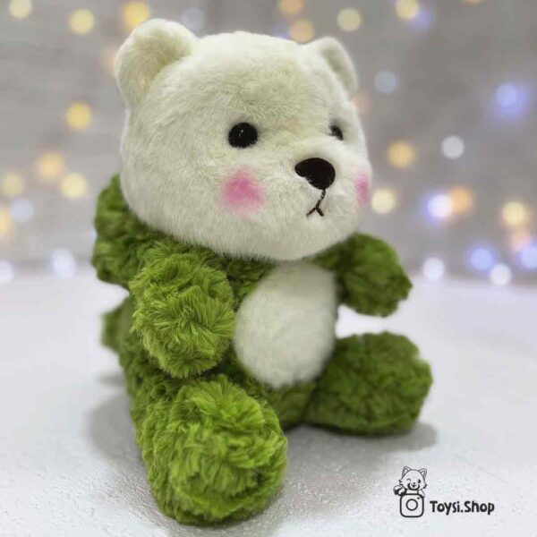 عروسک خرس سبز
